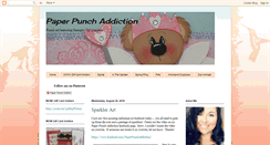 Desktop Screenshot of paperpunchaddiction.com